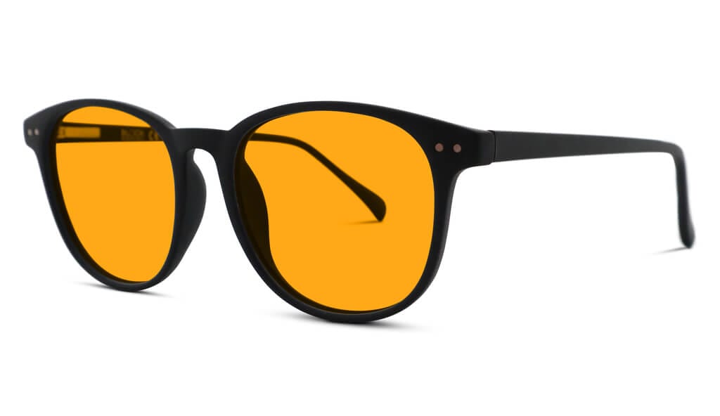 SunDown Blue Light Blocking Glasses - Anti Eye Strain Computer Glasses for Men & Women - Sleep Aid & Reading Glasses - Perfect for Office, Gaming & Nighttime Use