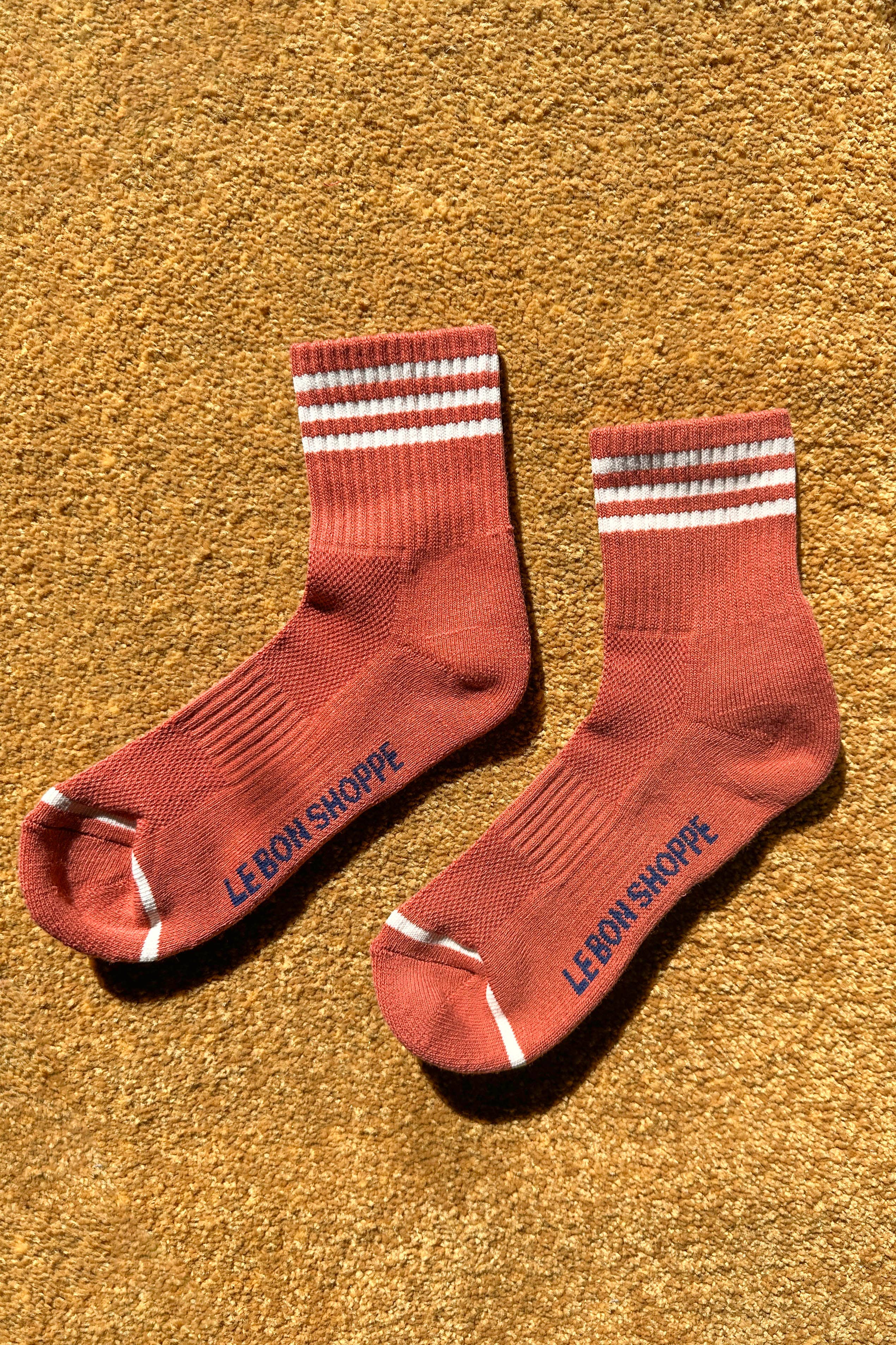 Best Girlfriend Socks for Women - Soft & Cozy Terracotta Color - Perfect Gift for Her, Valentine's Day, Anniversary or Everyday Wear