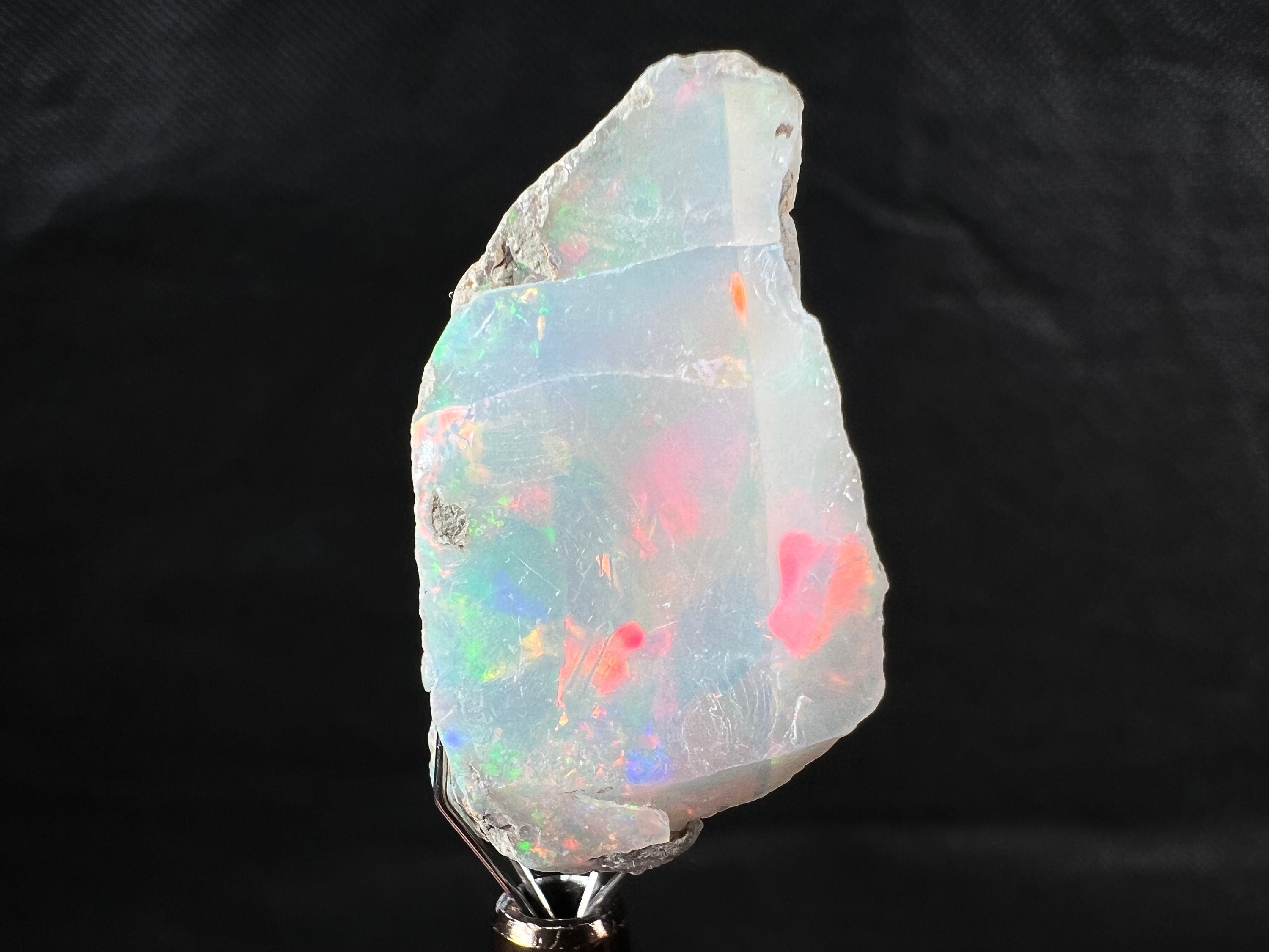Premium 4A+ Welo Opal Raw Crystal - Certified Cutting Grade Opal Gemstone for Jewelry Making (49963) - Perfect for Rings, Necklaces & DIY Craft Projects