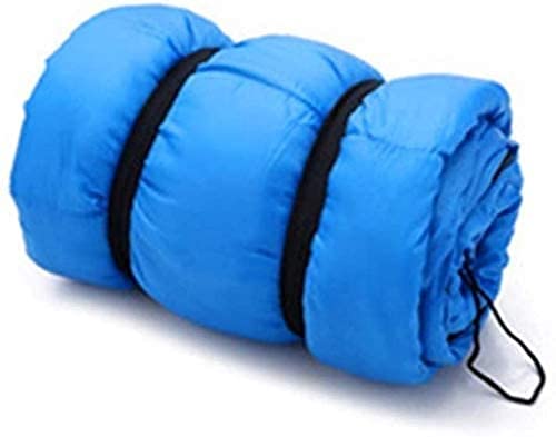 4 Season Lightweight Waterproof Sleeping Bag - Warm & Portable for Cold Weather Camping, Hiking, Hunting - Includes Compression Sack (Blue) - Perfect for Outdoor Adventures & Backpacking Trips