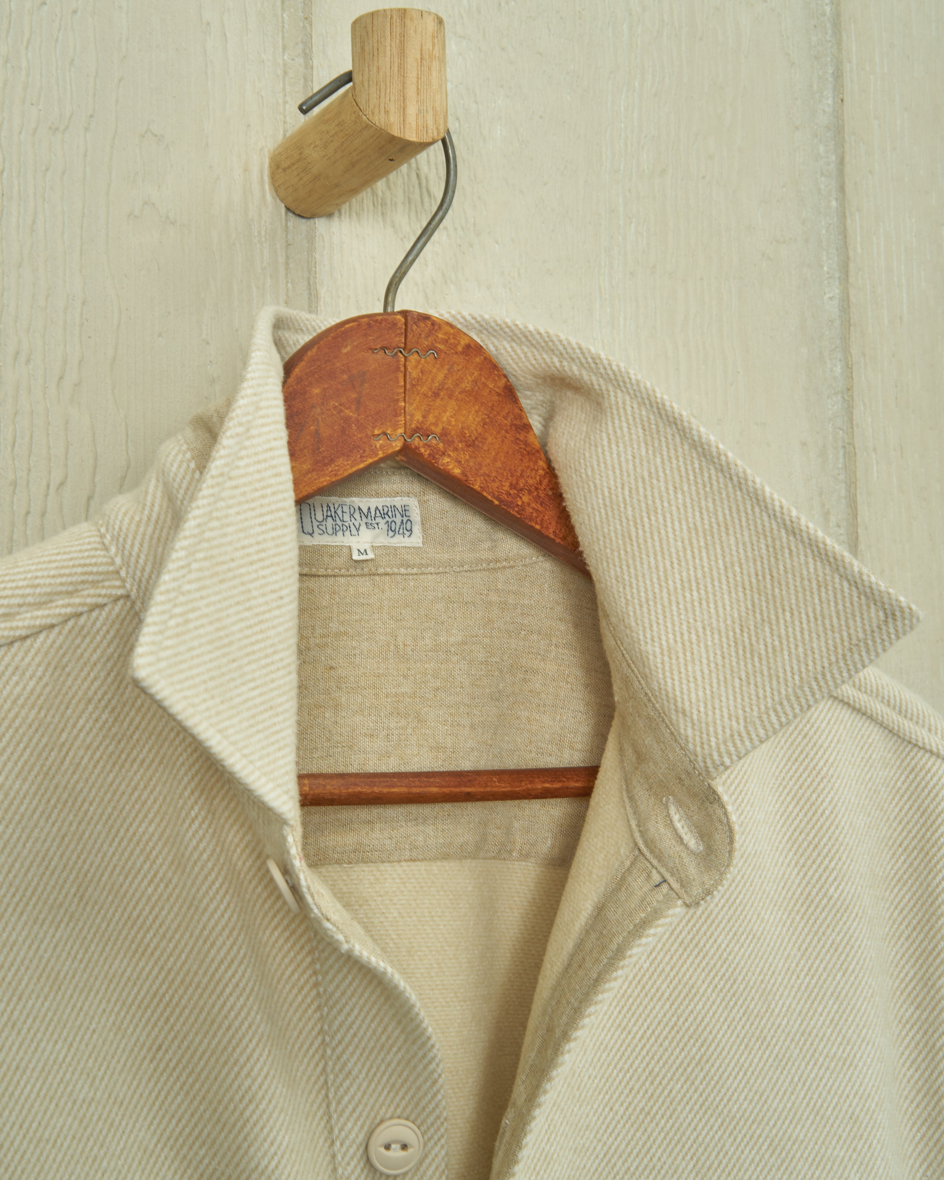 Men's Fleece Overshirt Jacket in Sand Color - Lightweight Warm Layering for Outdoor Hiking, Camping & Casual Wear