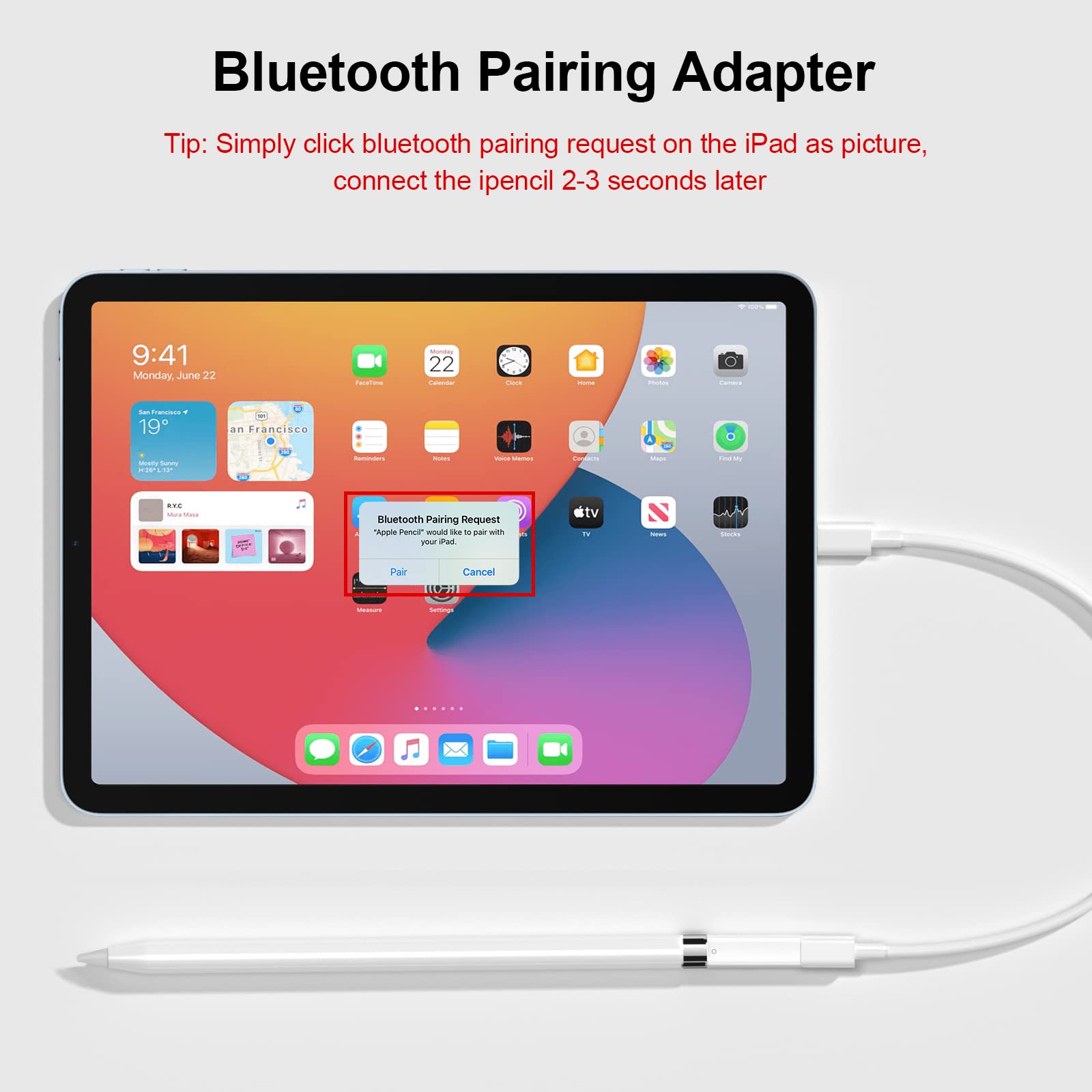 ACAGET USB-C to Apple Pencil Adapter for iPad 11th Gen 2025 & 10th Gen 2022 - Lightning to USB-C Charger Converter for 1st Gen Apple Pencil - Perfect for Digital Artists, Note-Taking & iPad Pro Accessories