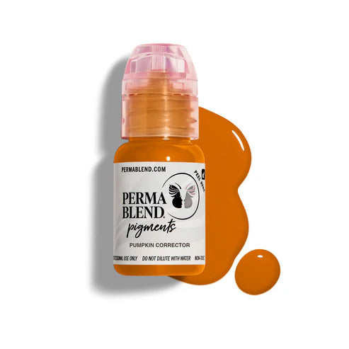 Permablend Pumpkin Corrector - Professional Color Correcting Concealer for Dark Circles & Blemishes - Perfect for Makeup Artists & Everyday Use