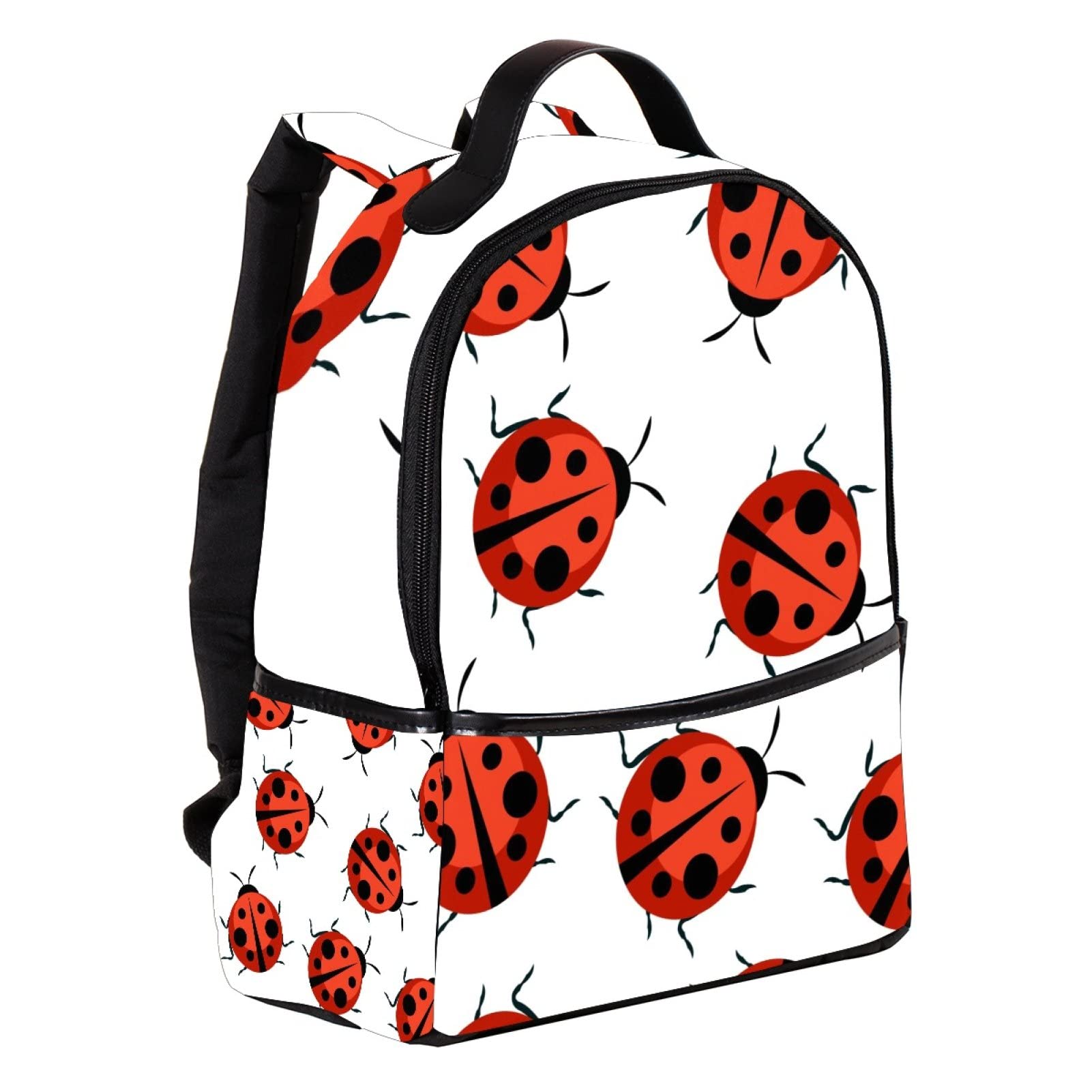Clover Ladybug Backpack for Girls & Boys - School & Travel Bag