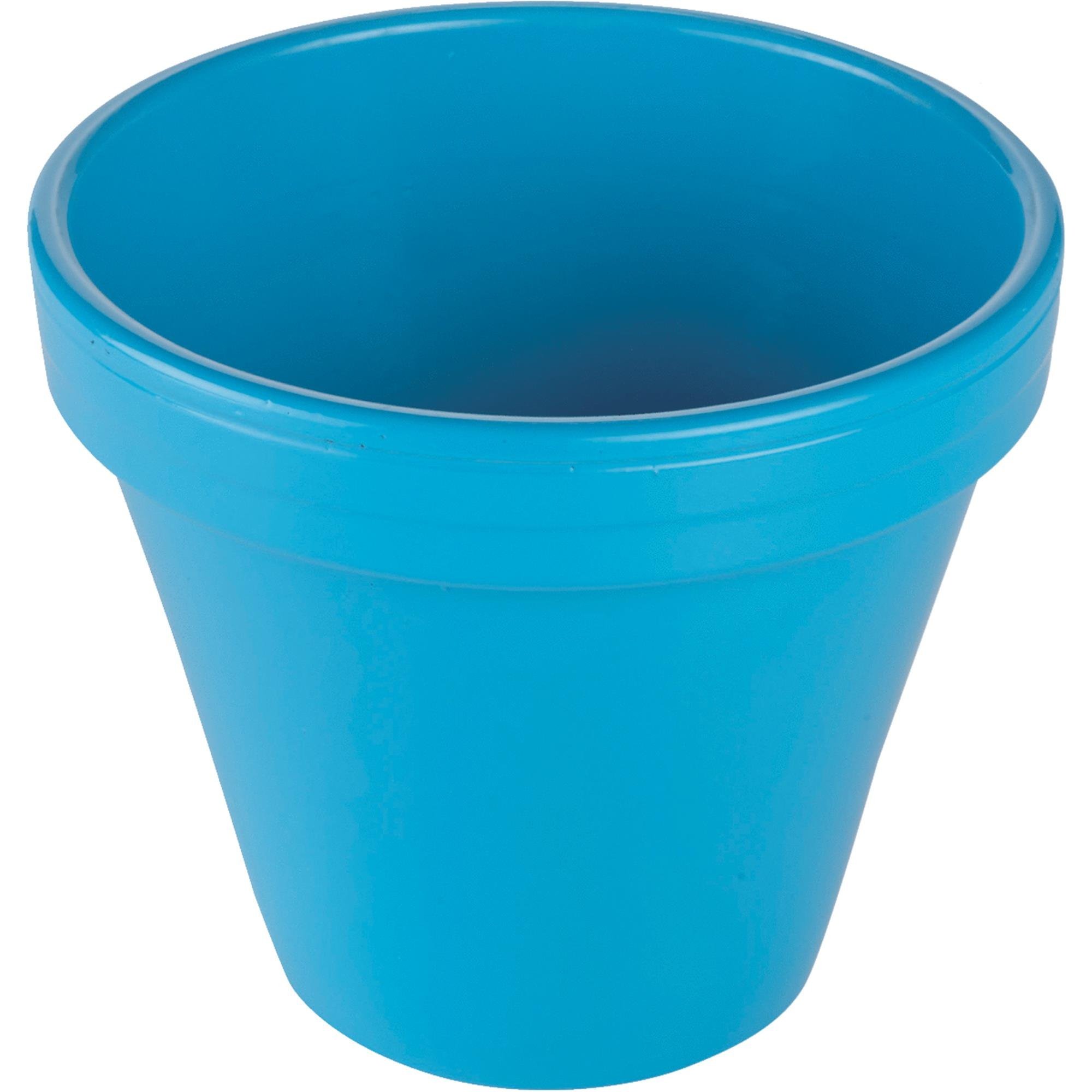 4 Inch Blue Spring Fever Clay Pot - Handmade Ceramic Flower Pot for Indoor Plants, Succulents, and Home Decor | Perfect for Windowsills, Gardens, and Gifts