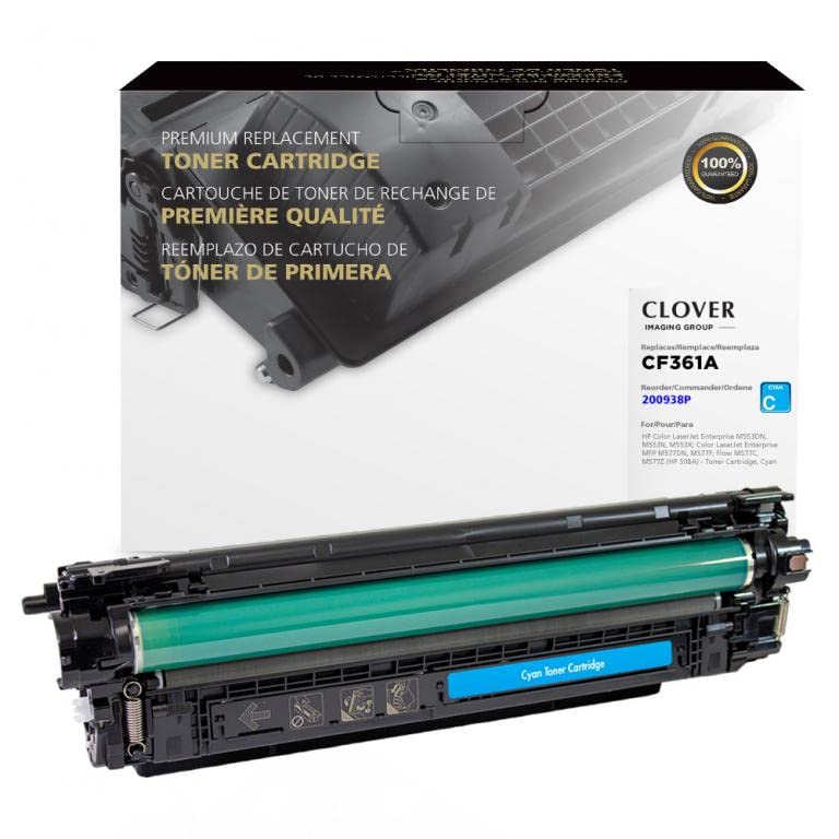 TonerWise Remanufactured Cyan Toner Cartridge for HP CF361A (HP 508A) | High-Quality Printer Ink Replacement | Perfect for Home & Office Printing Needs