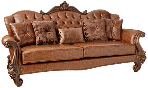 2-tone Light Brown Pu & Cherry Oak