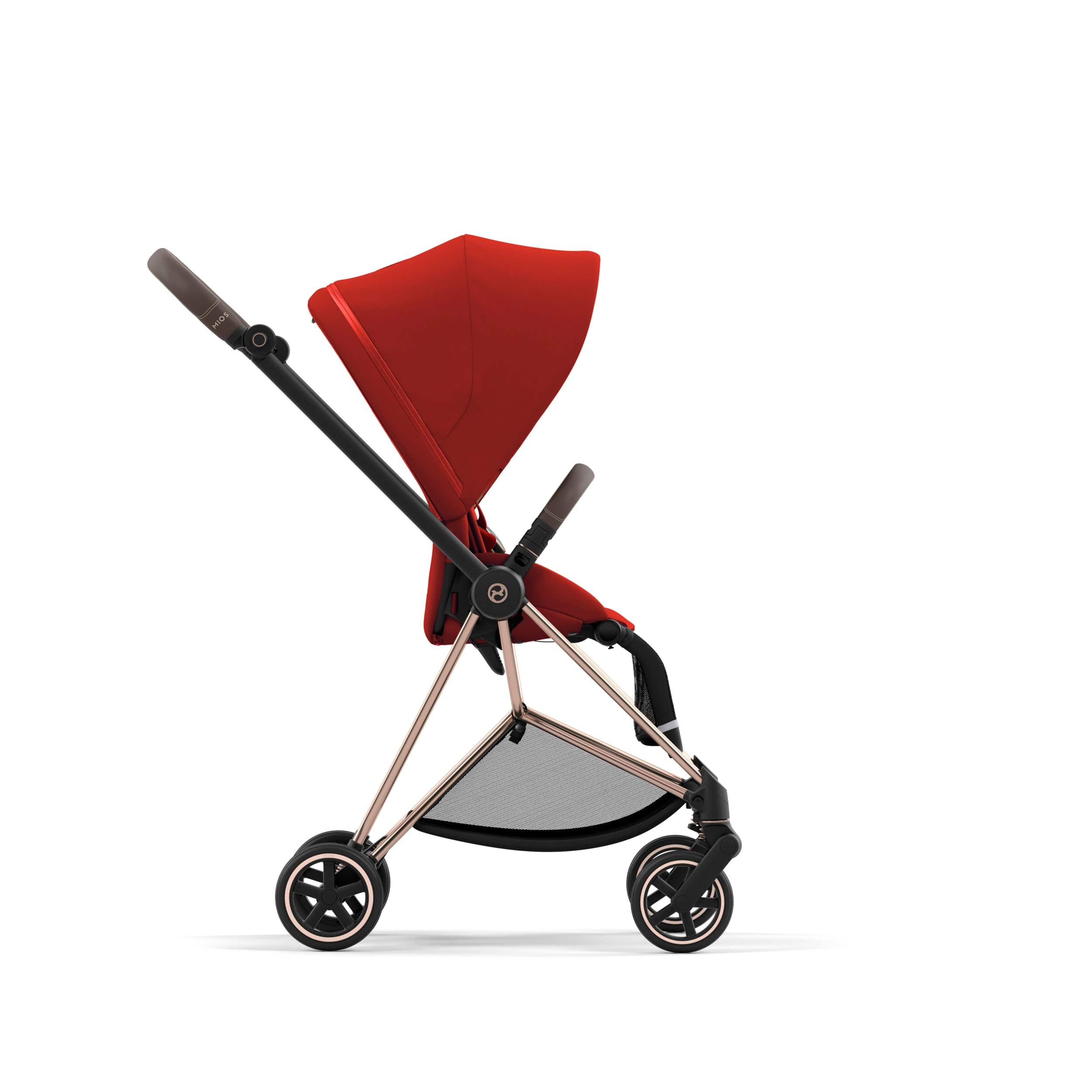 Cybex Mios 3 Complete Stroller - Rose Gold & Brown Luxury Baby Stroller with Reversible Seat | Perfect for Urban Travel, Shopping & Family Outings