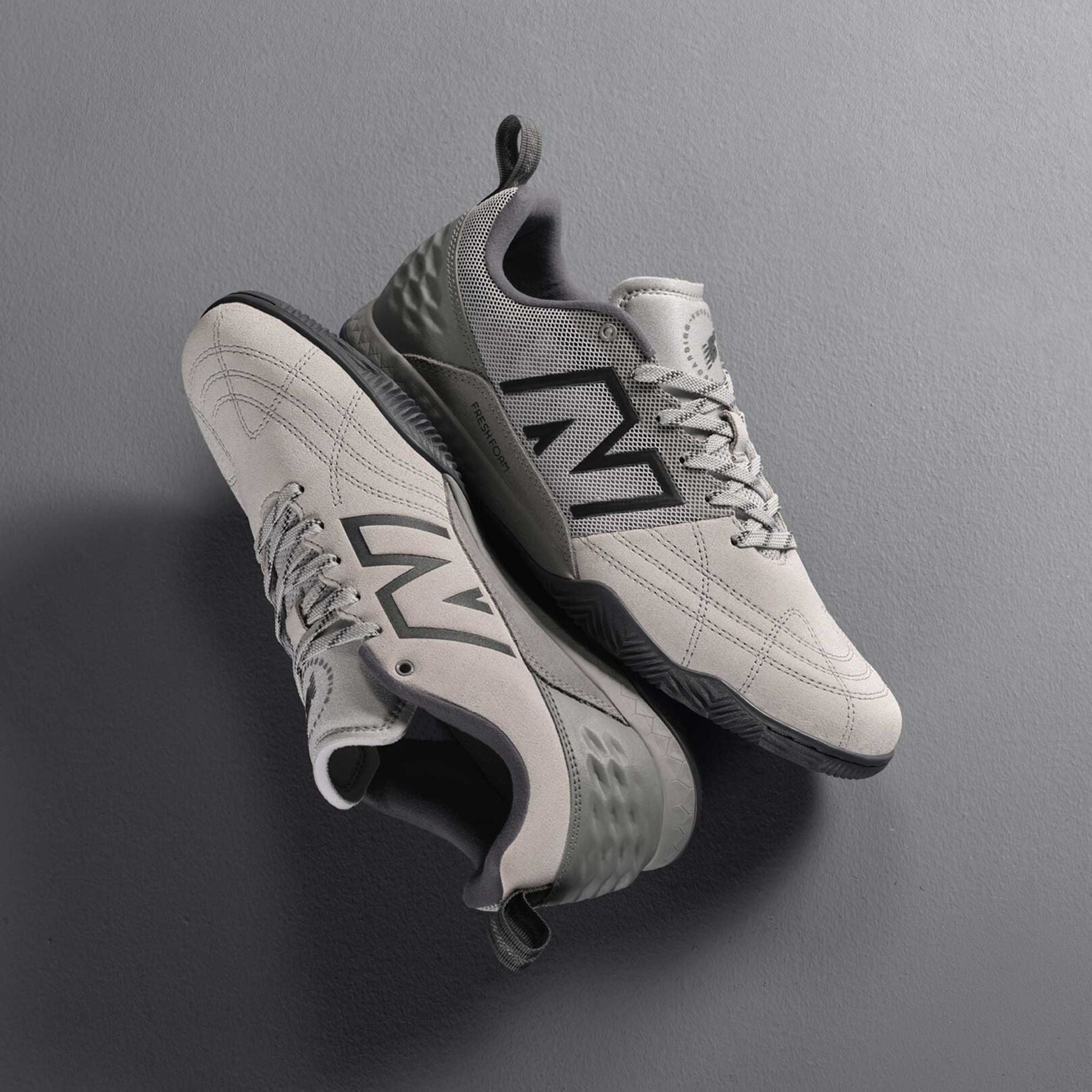 New Balance Audazo v6 Pro Running Shoes for Men - Concrete/Grey Matter/Blacktop | Lightweight & Cushioned for Training, Jogging & Gym Workouts