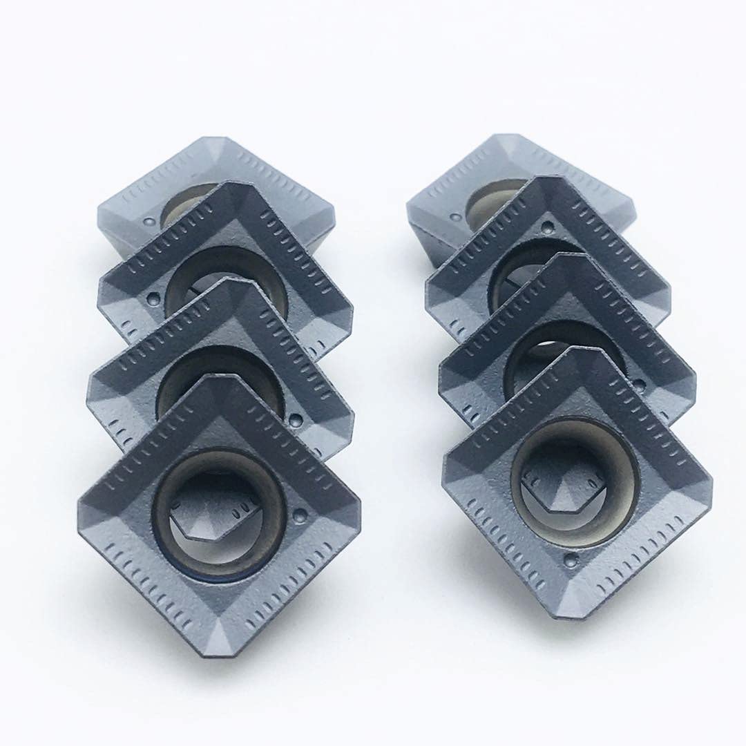 SEKT1204 AFTN LT30 Carbide Milling Cutter Insert - CNC Turning Tool for Metalworking (10 Boxes, 100Pcs) - Ideal for Precision Machining, Milling & Lathe Operations