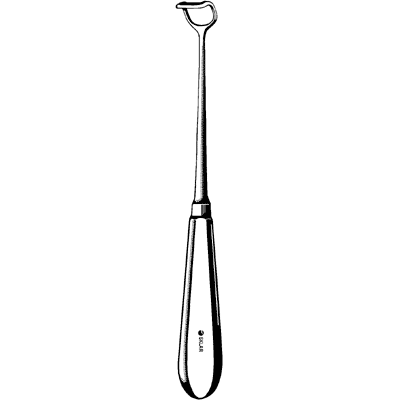 Beckmann Adenoid Curette 8 1/2 70-9222 Surgical Instrument for ENT Procedures - Ideal for Adenoidectomy and Nasal Surgeries