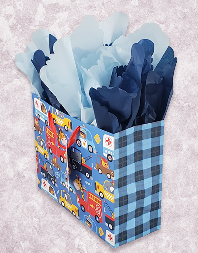 Animal Print Gift Bags for Party Favors - Cute Animal Drivers Themed Gift Bags for Birthday, Baby Shower & Holiday Celebrations