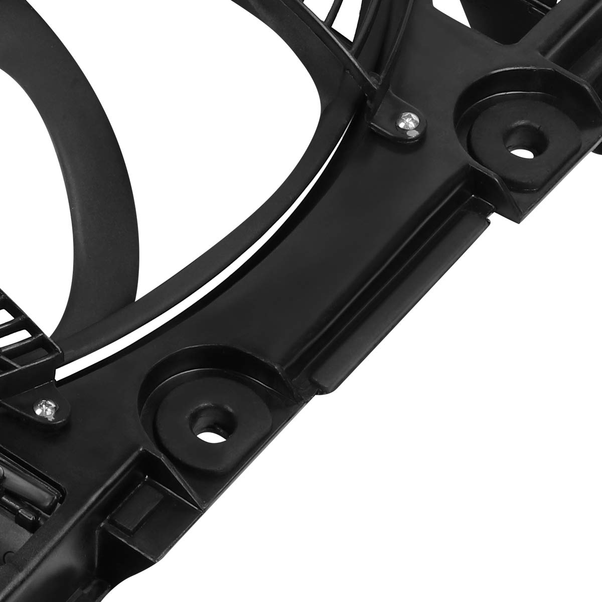 DNA MOTORING OEM-RF-0060 High Performance Radiator Cooling Fan Assembly - Direct Replacement for 2001-2003 BMW 525i, 1999-2000 528i & 2001-2003 530i - Improved Cooling Efficiency for Better Engine Performance - Perfect for Daily Driving & Hot Weather Conditions