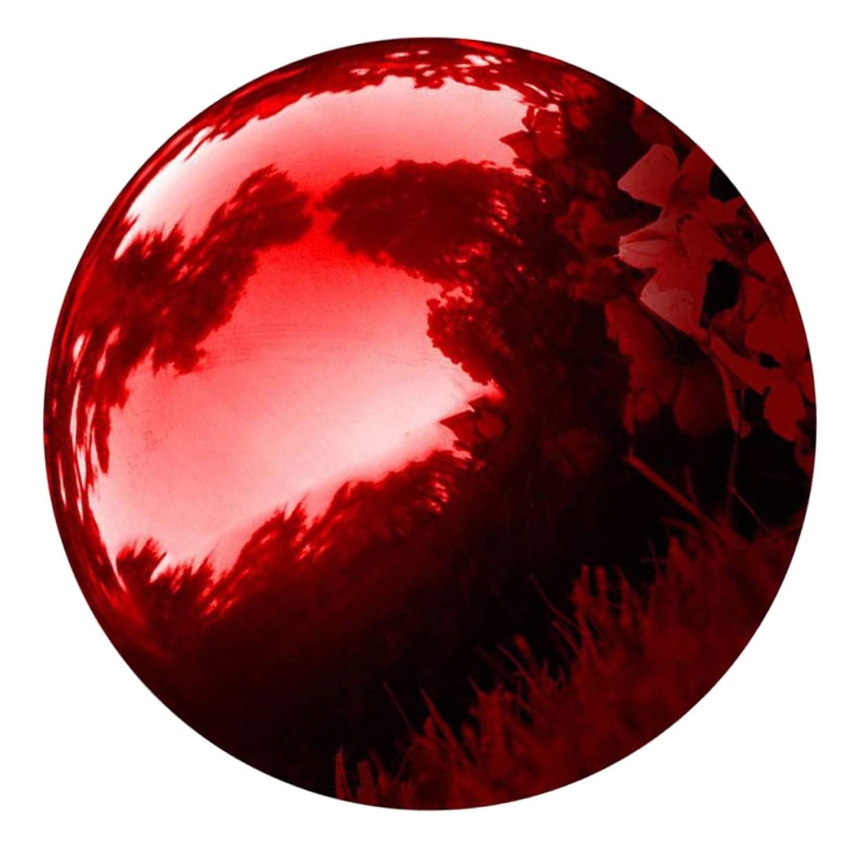 Polished Stainless Steel Gazing Ball - Reflective Garden Mirror Sphere for Outdoor Decor - Durable Metal Garden Ball for Elegant Home & Yard Decoration - Perfect for Patio, Lawn, and Landscape Design