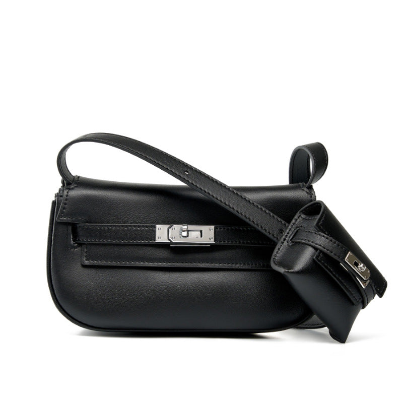 Mini Saddle Crossbody Bag for Women - Small Leather Shoulder Purse with Adjustable Strap - Perfect for Travel, Shopping & Everyday Use