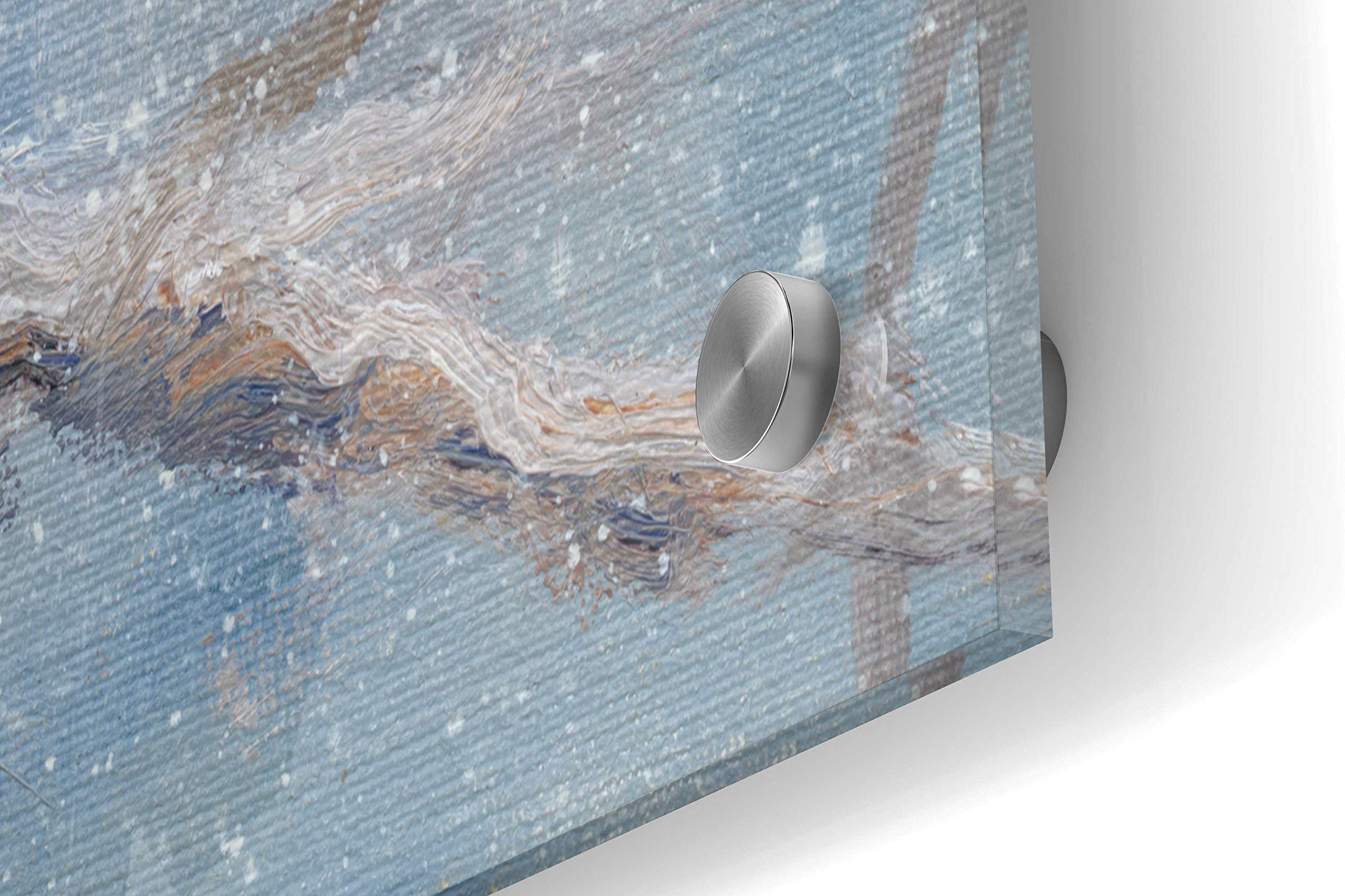 Epic Art 'Chance of Snow II' by Marilyn Wendling - 36x24 Inch Acrylic Glass Wall Decor - Perfect for Living Room, Bedroom & Office Modern Art Display