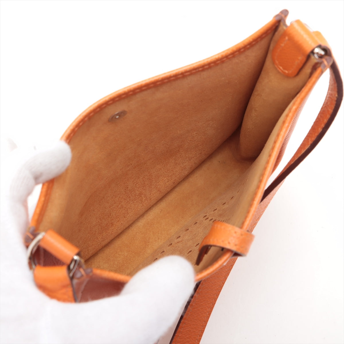Hermès Evelyne 16 TPM Veau Epsom Orange Crossbody Bag - Preorder | Luxury Designer Handbag for Women, Perfect for Everyday Use & Special Occasions