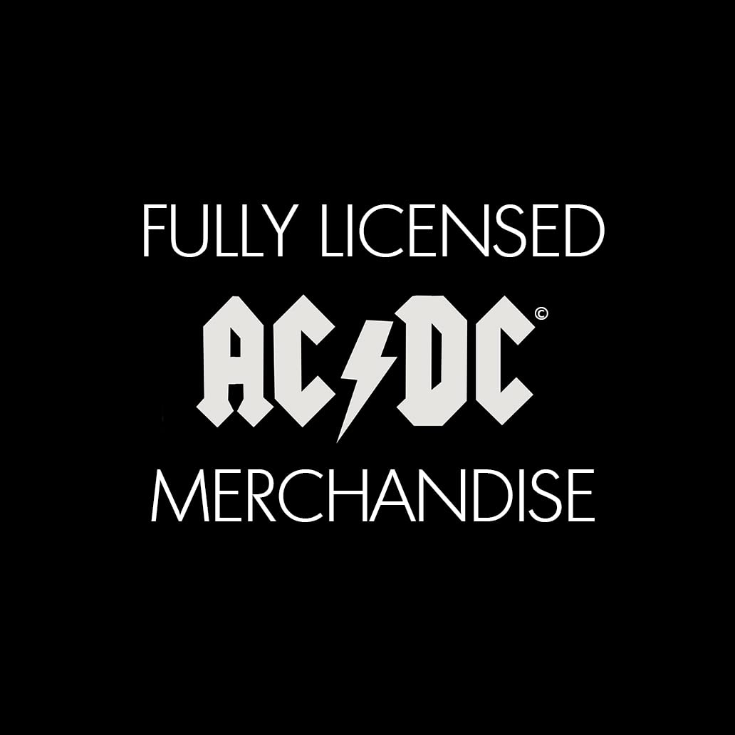 ACDC Licensed Boys Graphic T-Shirt - Rock Band Word Art Tee for Kids - Perfect for Concerts, School, and Casual Wear