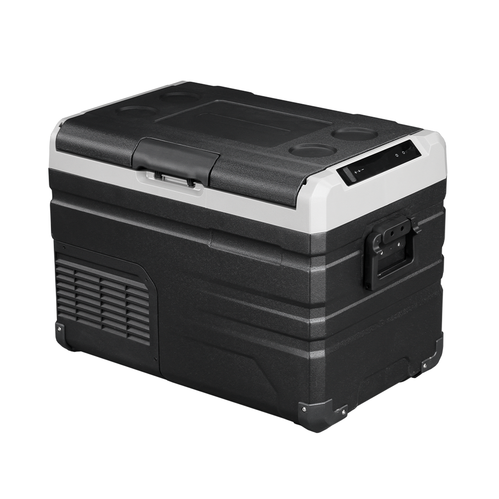 Alpicool TW35 12V/24V Portable Car Refrigerator Freezer - Dual Zone Mini Fridge for Road Trips, Camping & RV Travel - Compact Car Cooler for Food, Drinks & Medicine Storage