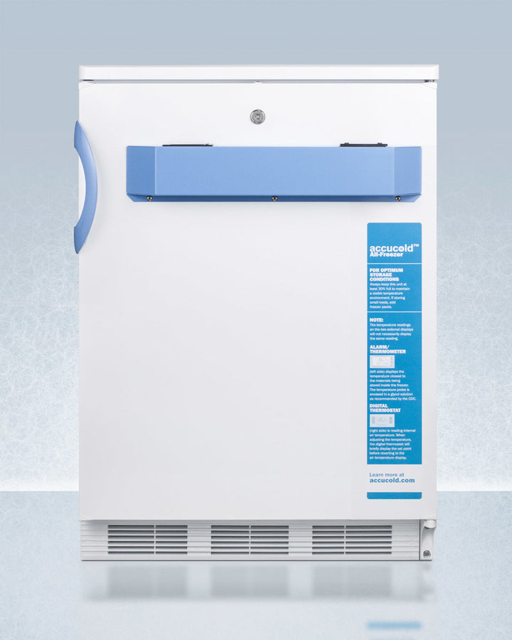 Accucold 24 Inch Wide Built-In All Freezer VT65MLBI7MED2 - Perfect for Home Kitchens, Restaurants & Commercial Use