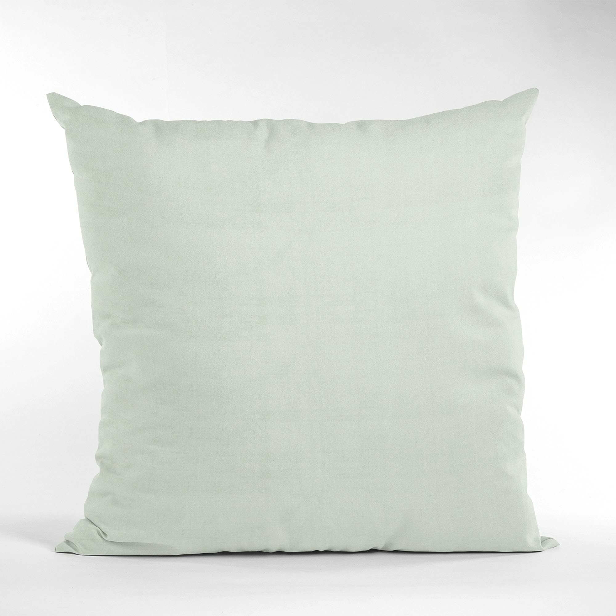 Plutus Brands Blue Velvet Luxury Throw Pillow - 22x22 Inch Double Sided Soft Shiny Decorative Cushion for Sofa, Bed, Nursery | Baby Solid Velvet Pillow Cover for Home Decor