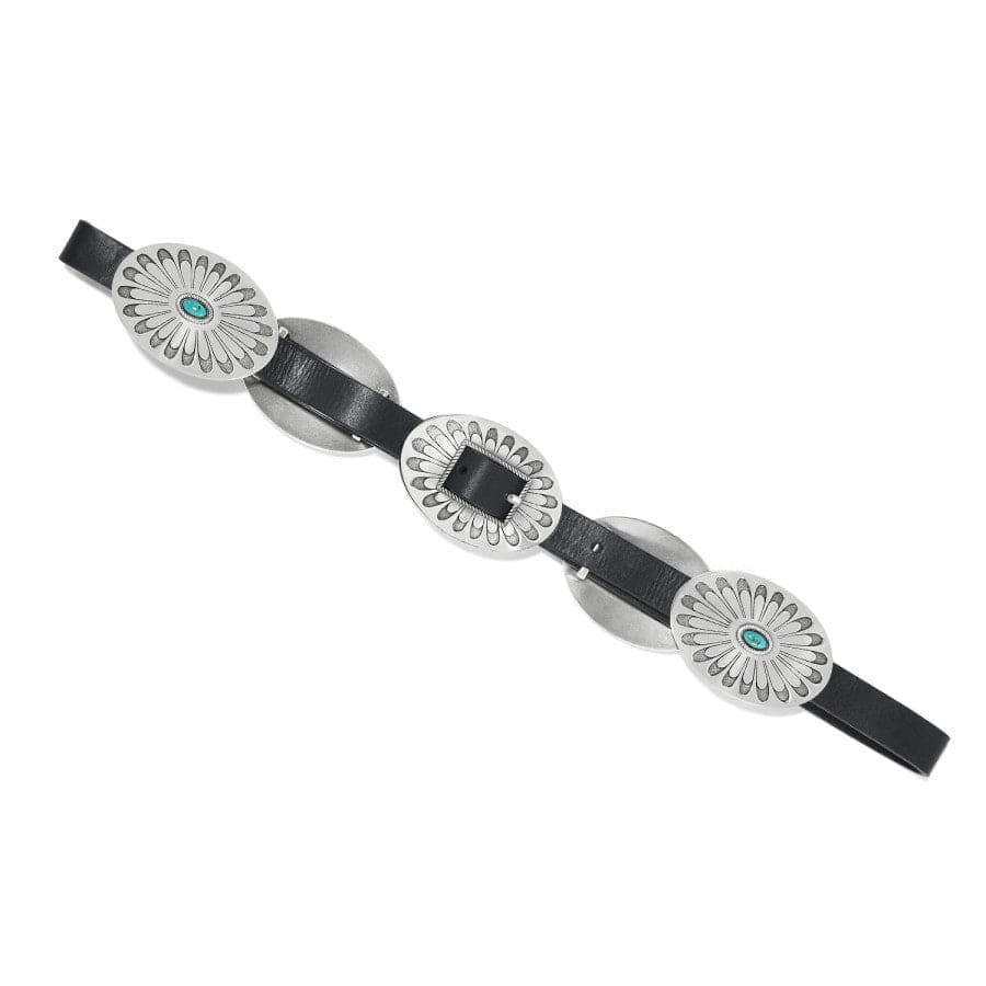 Vintage Blackbird Concho Belt for Women & Men - Western Style Leather Belt with Silver Conchos - Perfect for Cowboy Boots, Rodeo, and Country Fashion