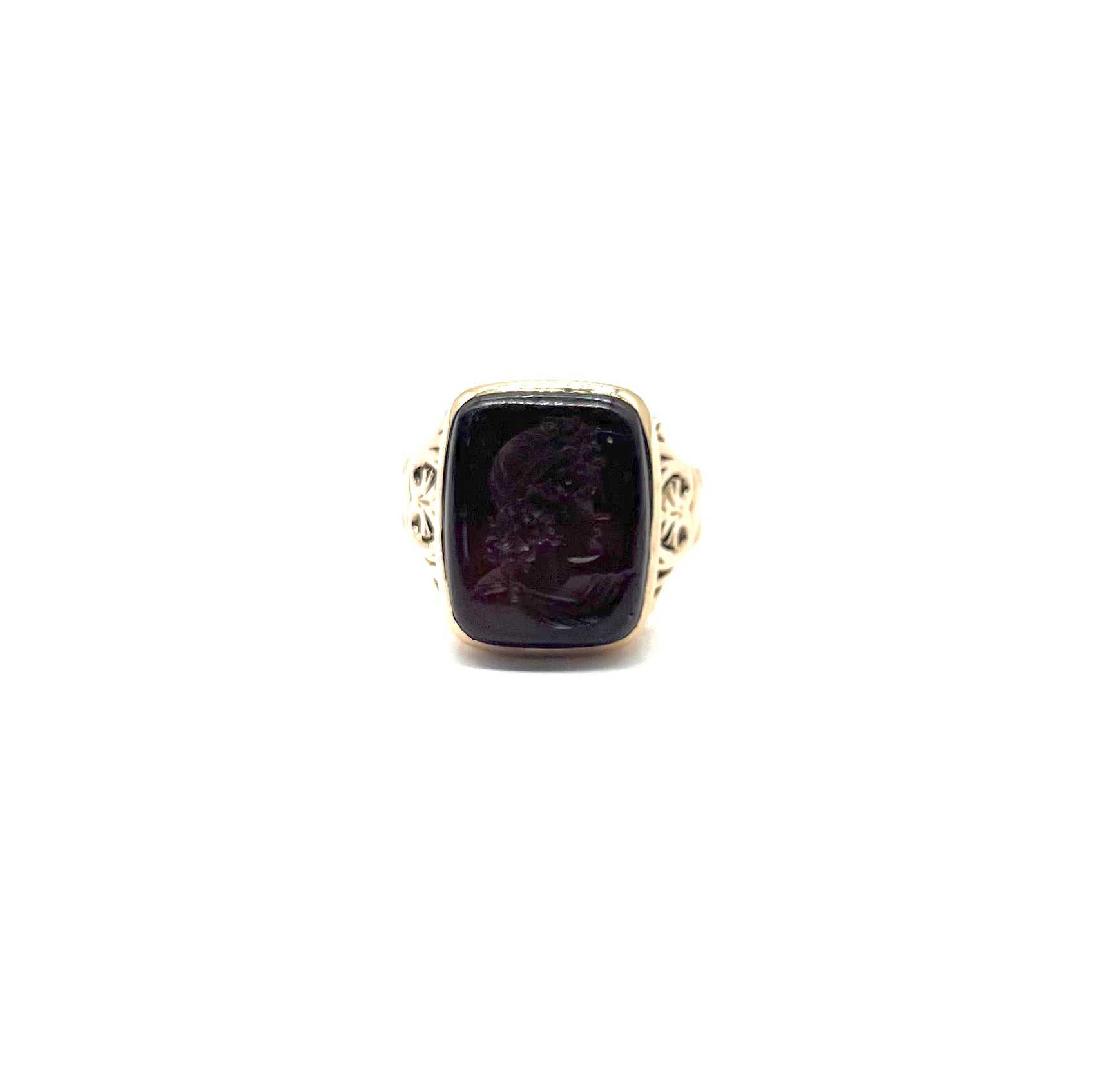 Vintage Carnelian Intaglio Carved Ring - Antique Gemstone Jewelry for Women - Perfect for Weddings, Special Occasions & Vintage Style Lovers