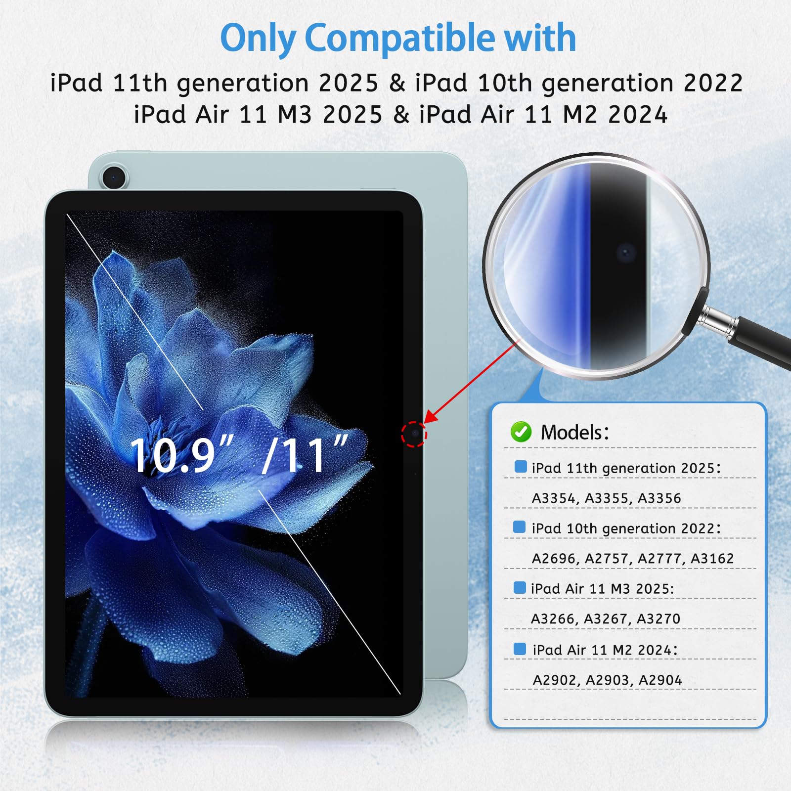 MOBDIK 2 Pack Paperfeel Screen Protector for iPad 11th/10th Gen (2025/2022) & iPad Air 11 M3/M2 - Anti-Glare Matte Film with Natural Writing Feel, Easy Installation - Perfect for Note-Taking, Drawing & Digital Planning