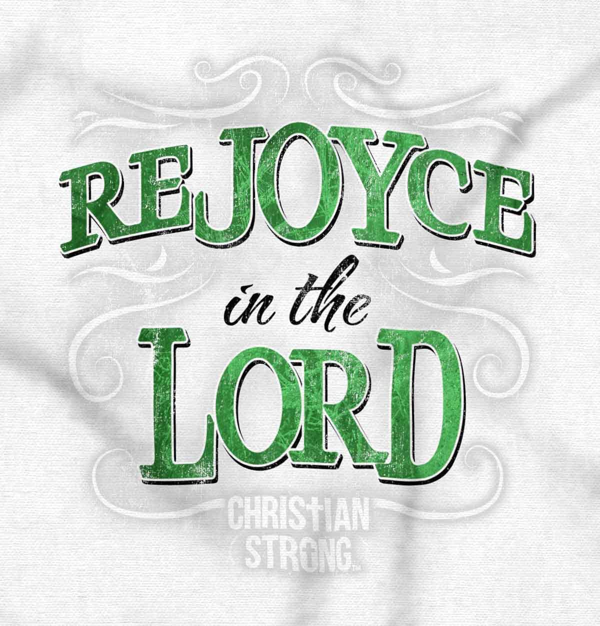 Rejoice In The Lord Christian Zip Hoodie Sweatshirt for Women - Faith-Inspired Comfort Wear for Church, Bible Study & Everyday Inspiration