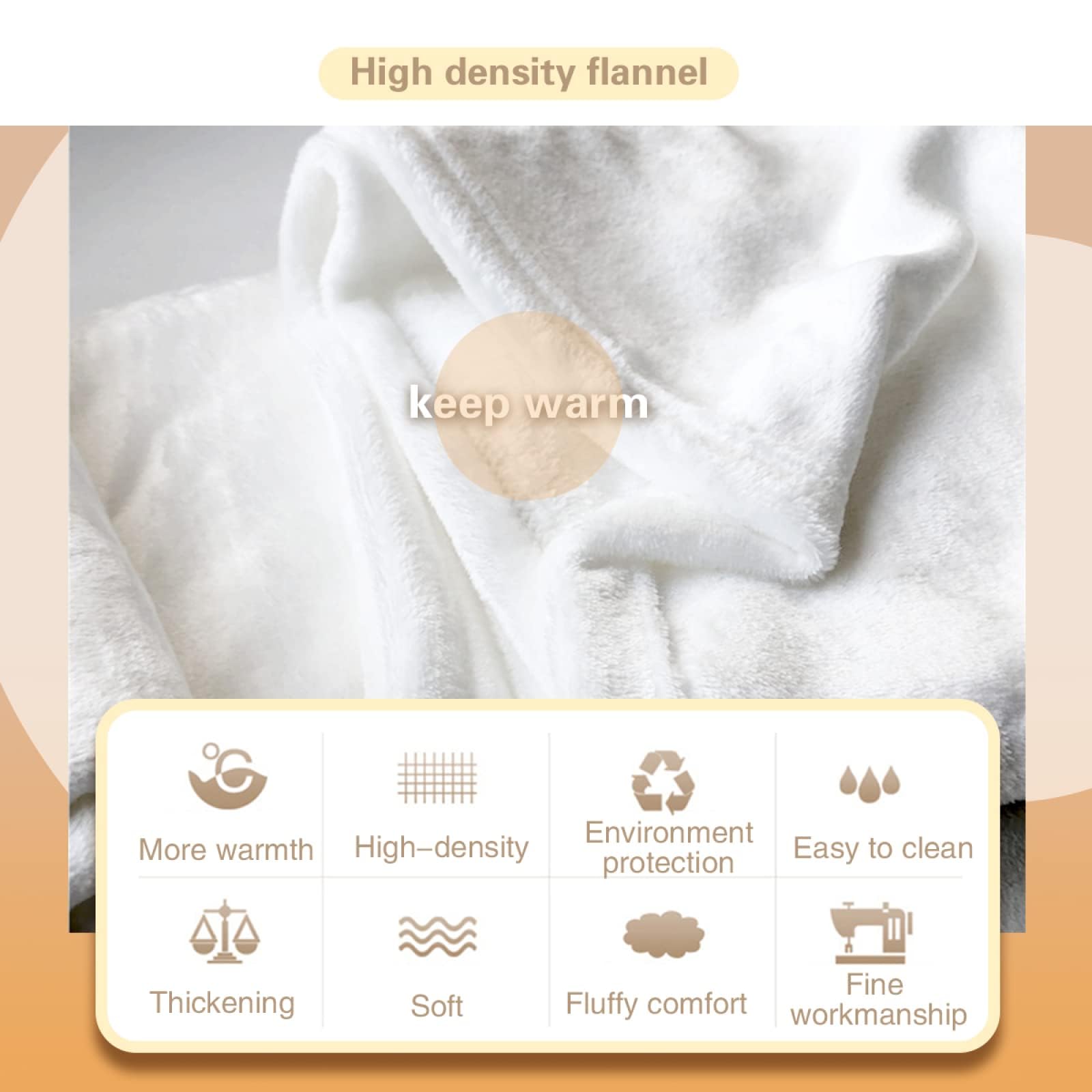 Ultra-Soft Flannel Fleece Throw Blanket 30x40 Inch - All-Season Cozy Couch & Bed Blanket for Living Room, Sofa, Office Nap - Perfect for Winter Warmth & Summer Comfort