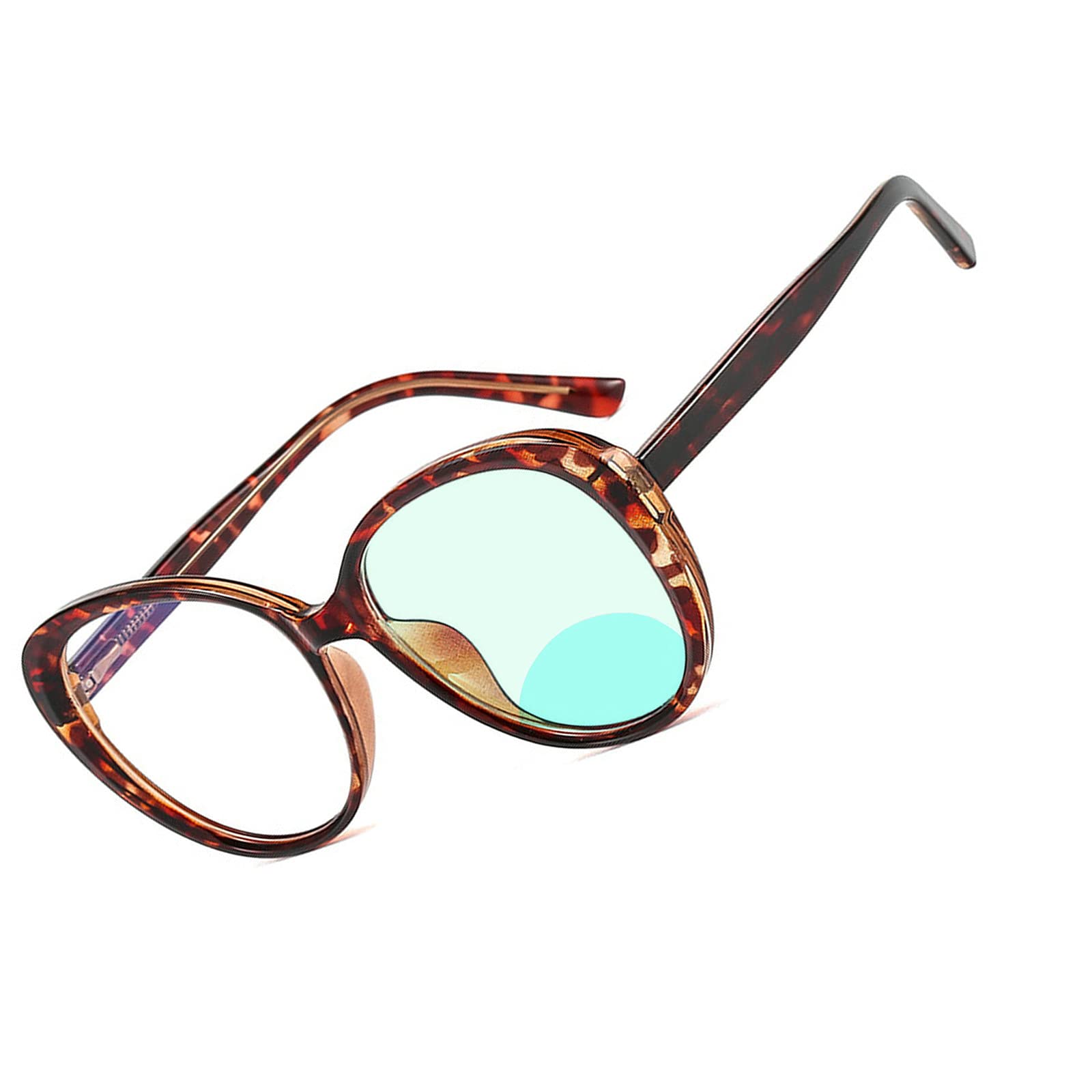 Blue Light Blocking Reading Glasses for Women - Bifocal Computer Readers for Work & Screen Use