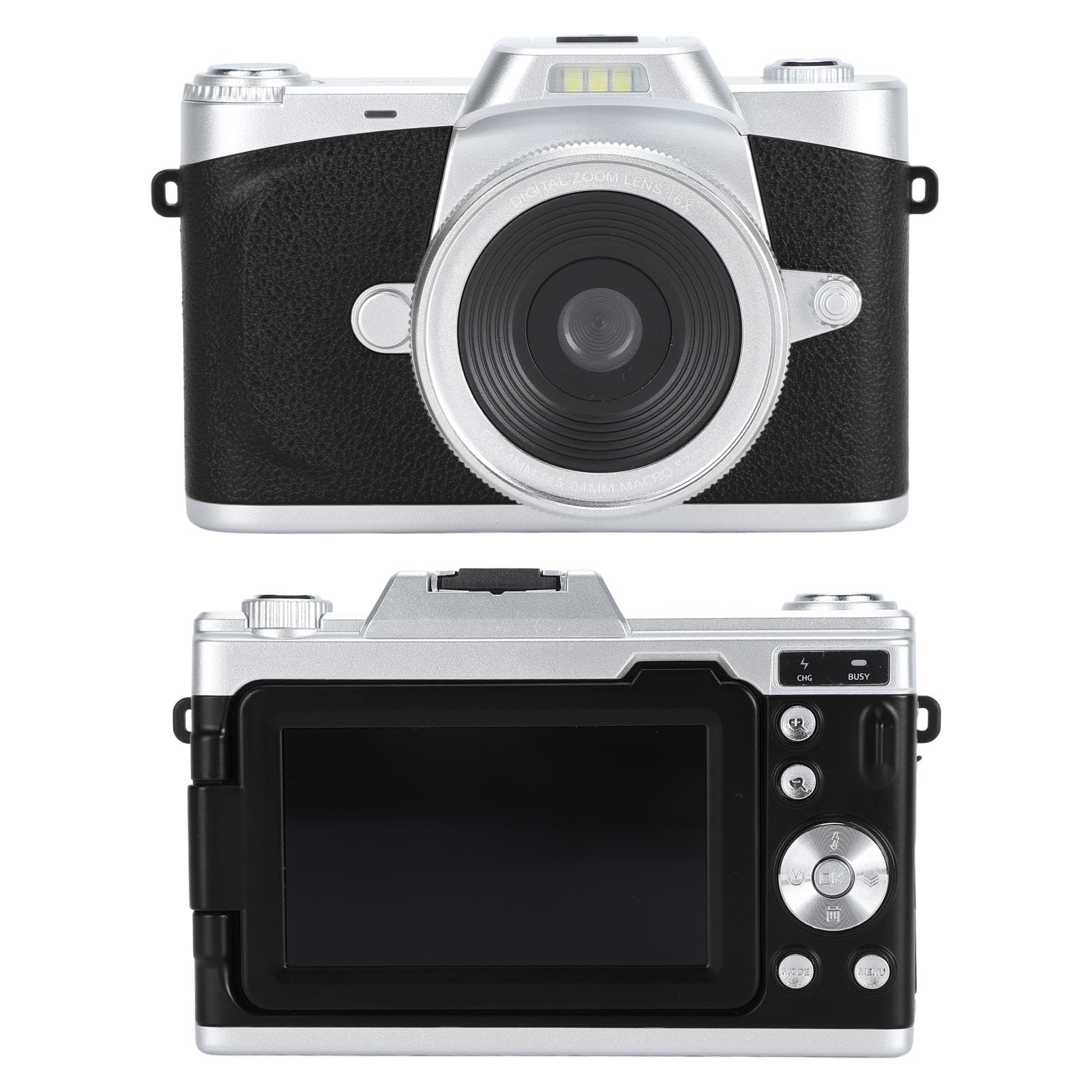 4K Autofocus Digital Camera for Photography & Vlogging - 64MP HD YouTube Camera with 180° Flip Screen, 20X Zoom, SD Card Included - Perfect for Travel, Blogging & Content Creation (Black)