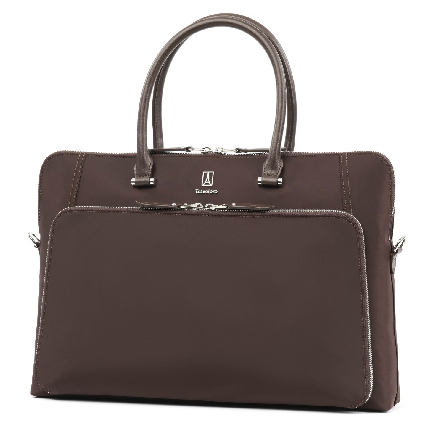 Travelpro Platinum Elite Women's Business Briefcase - Professional Leather Laptop Bag for Work & Travel - Perfect for Office, Business Trips & Commuting