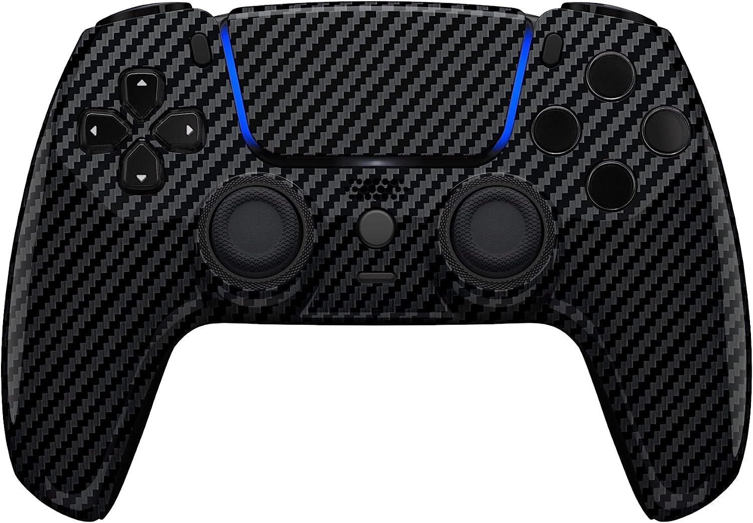 Custom Wireless Controller for PS5 - Multiple Designs Including Glossy Carbon Fiber | Compatible with PlayStation 5 | Perfect for Gaming, Streaming & Competitive Play