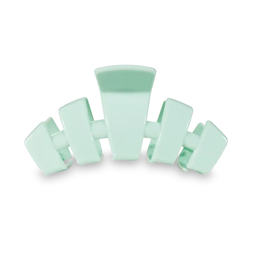 Large Mint Green Hair Clip for Women - Strong Hold Hair Claw for Thick Hair, Perfect for Ponytails, Buns & Everyday Styling