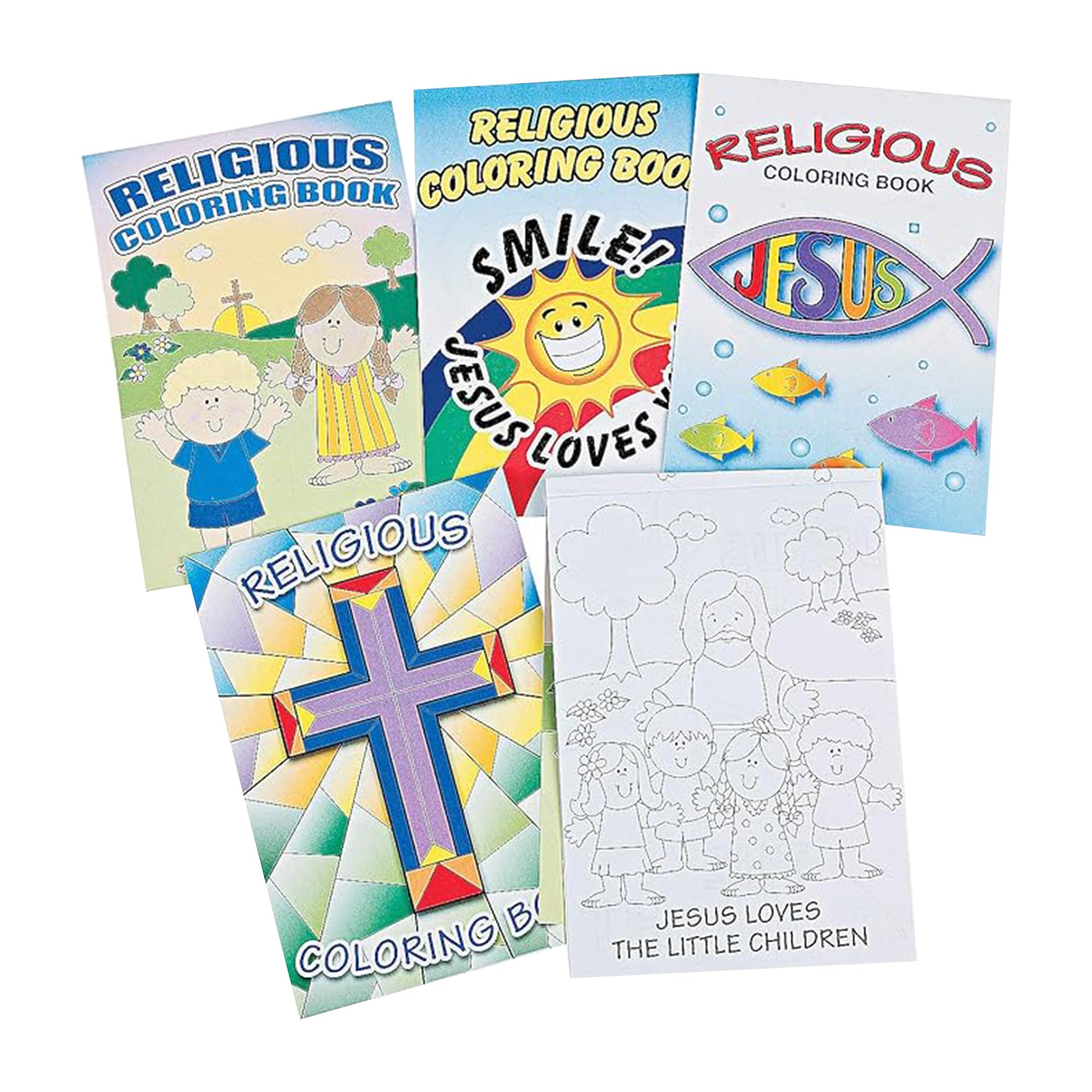 Bible Coloring Book for Kids - 72 Religious Christian Pages for Sunday School & VBS - Faith Education Activity