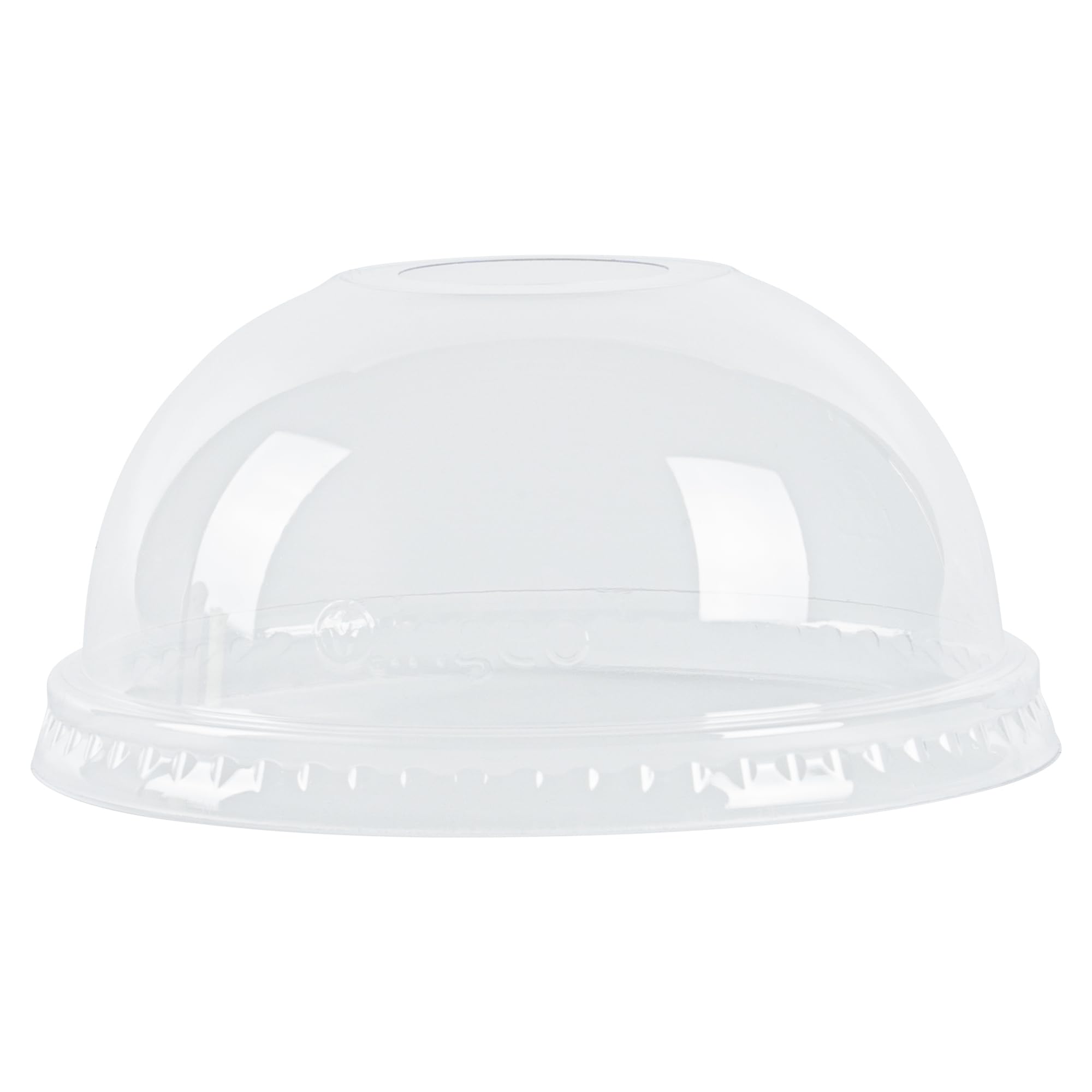 Visage Dome Lids for 9, 12 & 16 Oz Disposable Cups - 1000 Clear Plastic Drink Cup Lids with Straw Slot | Restaurantware Compatible | Perfect for Coffee Shops, Bubble Tea & Takeout Beverages