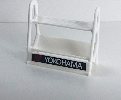 Scalextric Carrera 1.32 Scale Tyre Rack - White (G1960) | Slot Car Accessories for Racing Tracks & Collectors