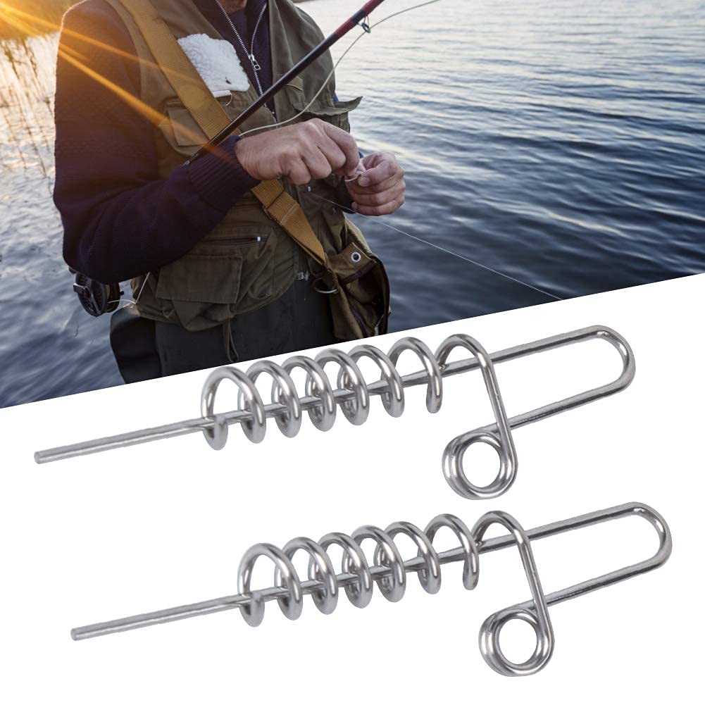 Ubersweet® High Elasticity Soft Fishing Bait Connector - Strong & Durable for Wild, Sea & Lake Fishing - Perfect for Bass, Trout & Catfish (6cm Large Size) - Ideal for Freshwater & Saltwater Angling
