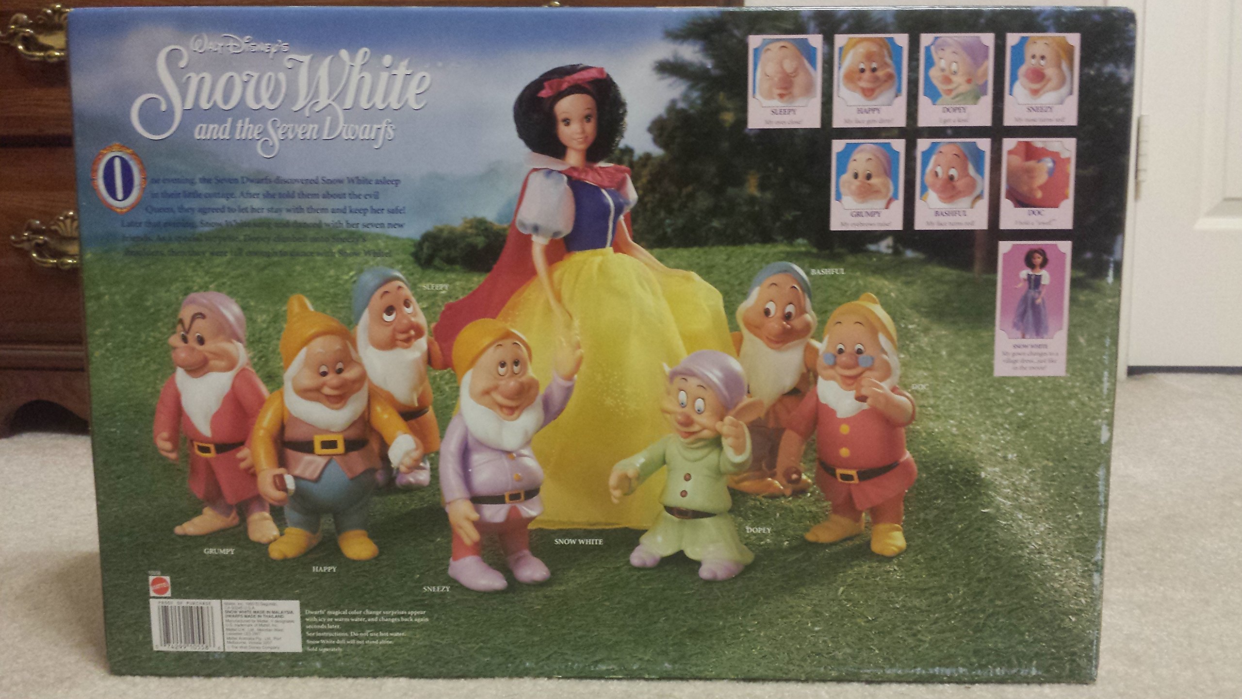 Snow White & the Seven Dwarfs Color Changing Mug Gift Set - Disney Princess Magic Cup for Coffee & Tea Lovers - Perfect for Birthday Gifts, Christmas Presents & Disney Collectors
