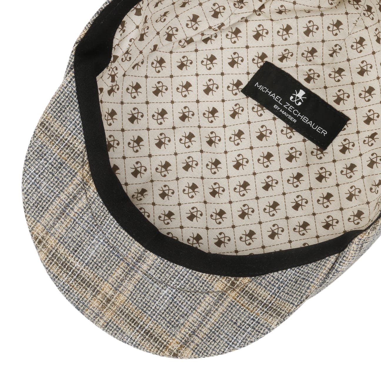 Pamir Linen Flat Cap by Mayser - Classic Zechbauer Style Summer Hat for Men - Perfect for Outdoor Activities, Travel & Casual Wear