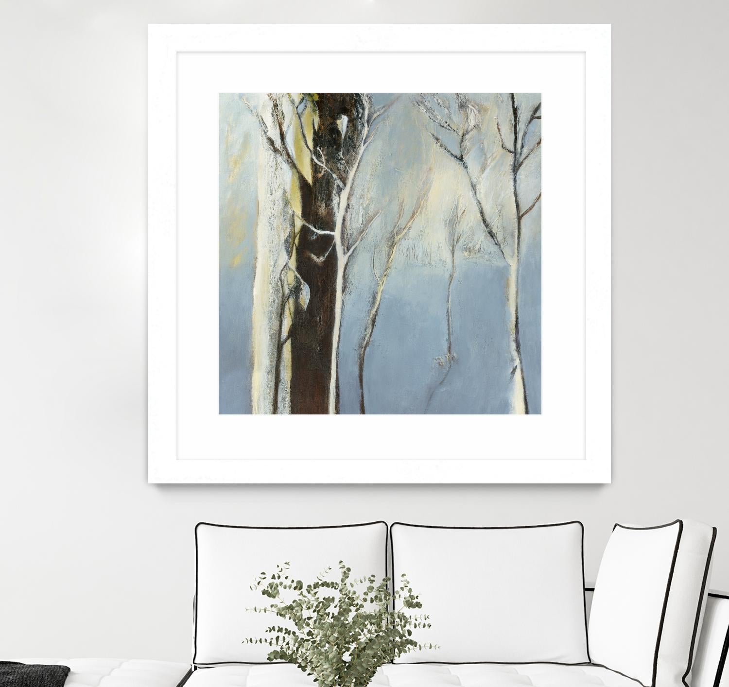 Contemporary Forest 2 - Modern Wall Art Canvas Print for Home & Office Decor | Perfect for Living Room, Bedroom, or Office Space