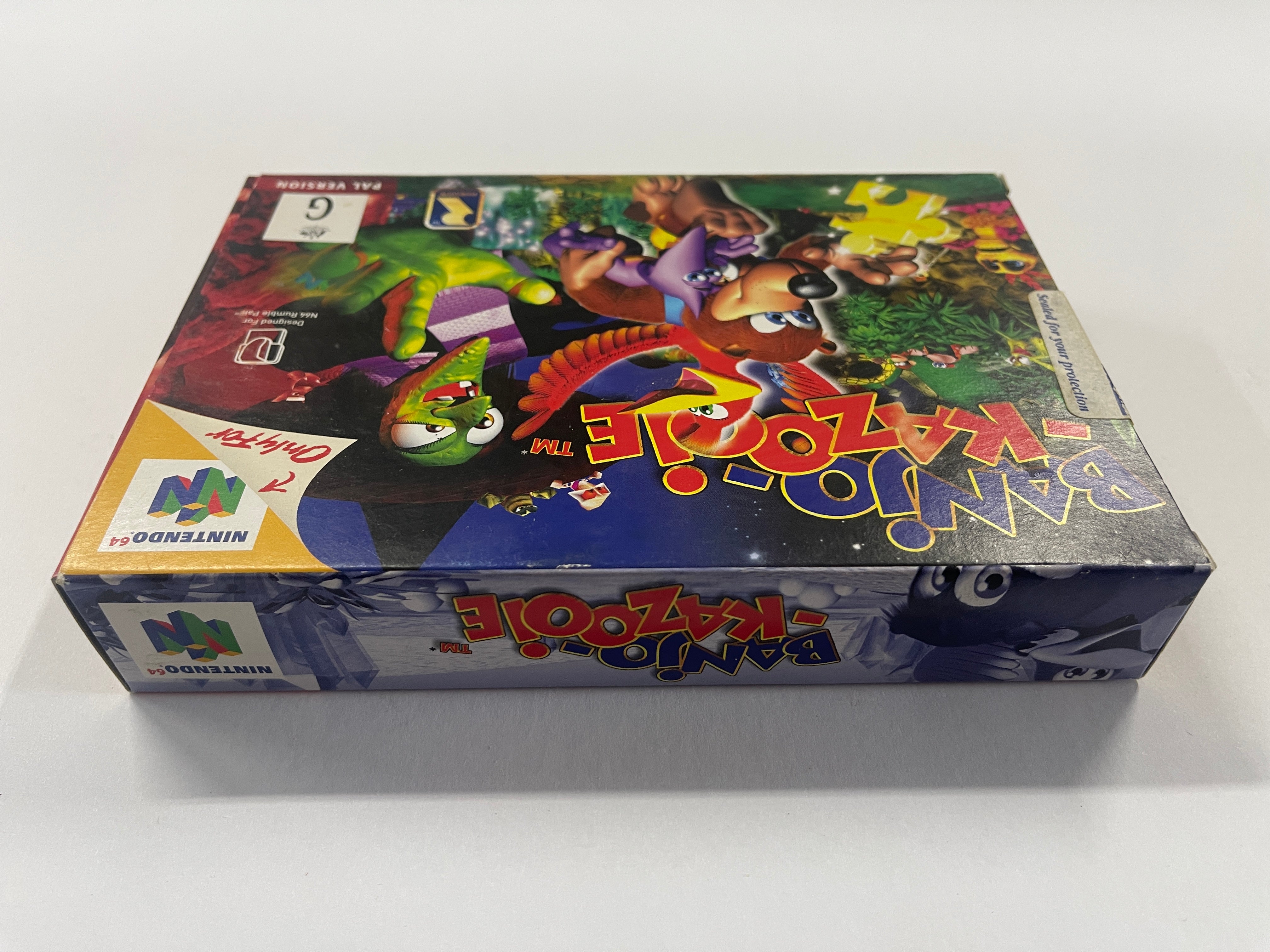 Banjo Kazooie Complete In Box - Nintendo 64 Classic Video Game with Original Case & Manual - Perfect for Retro Gaming Collectors and Nostalgic Play Sessions