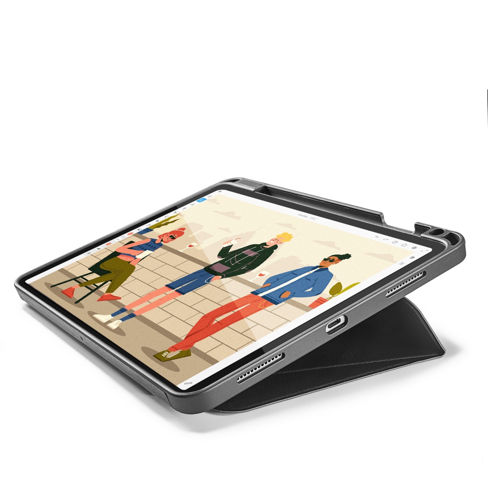 Inspire B50 Protective Case for 10.9 inch iPad Air 4th/5th Gen - Slim Lightweight Cover with Auto Sleep/Wake | Perfect for Work, School & Travel