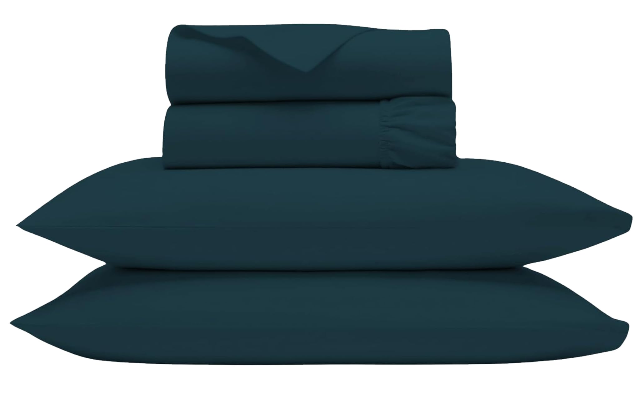 Bluemoon Homes Luxury 1000 Thread Count Egyptian Cotton Full Size Sheet Set - 4 Piece Bed Sheets with 18