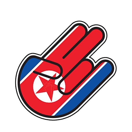 North Korea PRK Magnetic Vinyl Stickers - 5 Inch Car & Fridge Magnets for Metal Surfaces | Patriotic Decals for Vehicles, Home & Office Decor