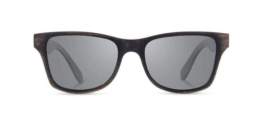 Shwood Canby Wood Sunglasses – Distressed Dark Walnut Frame with Grey Polarized Lenses for UV Protection – Perfect for Outdoor Activities, Beach, Driving & Fashion Accessories