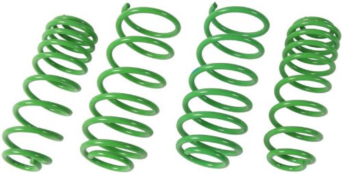 Sport-Tech Lowering Springs for Cars - Performance Suspension Kit (Set of 4) | Improve Handling & Stance | Perfect for Track Days & Street Driving