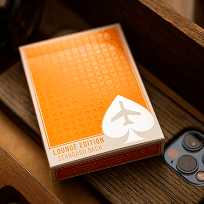 Jetsetter Playing Cards - Premium Orange Deck for Travel & Games | Perfect for Poker, Magic Tricks & Gifts
