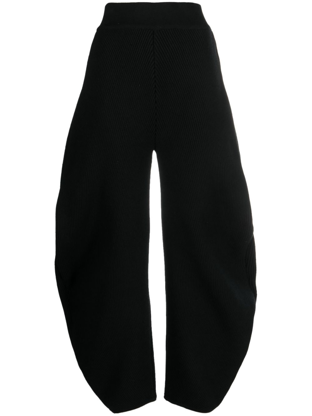 Alaia Black Trousers for Women - High Waist Slim Fit Dress Pants for Office, Business & Evening Wear
